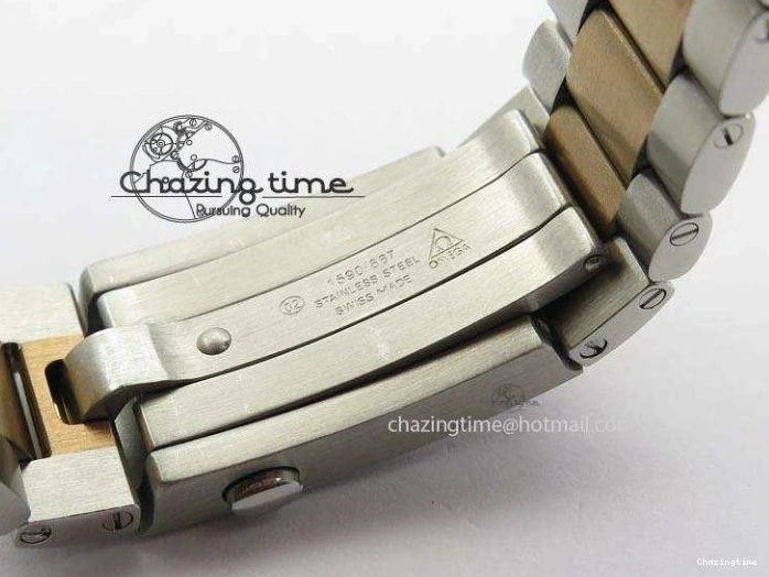 0320 FlexibleFit Seamaster Professional Chrono SS RG Blue Ceramic Blue Dial On SS RG Bracelet A 8211